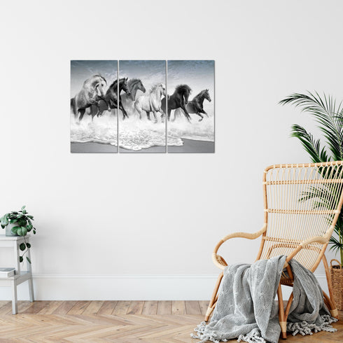 Wandbilder Wohnzimmer XXL Pferde Moderne Bilder Tiere